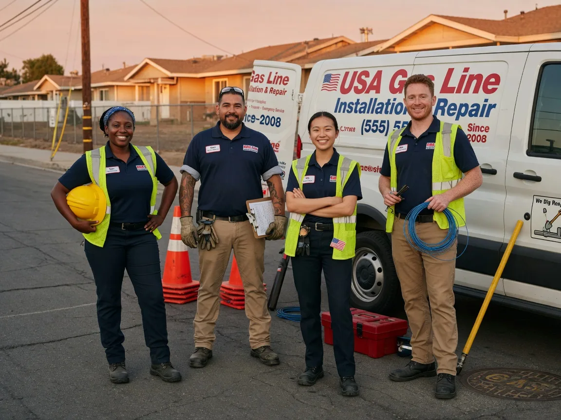 Gas Line Installation company in Fullerton, CA